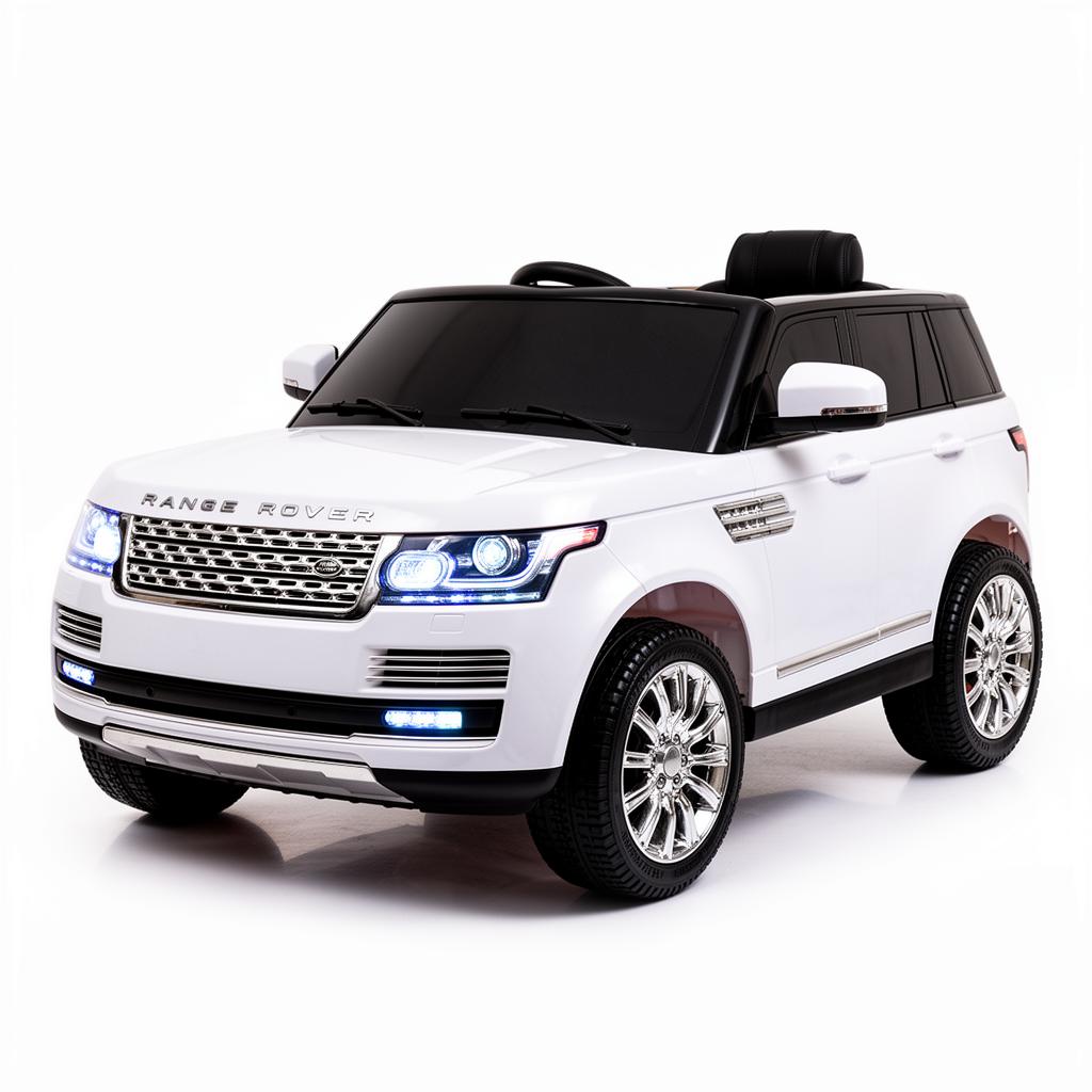Carrinho elétrico infantil Range Rover Branco 24v
